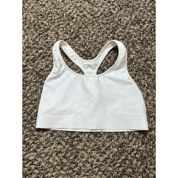 Champion white sports bra women’s size large - Picture 4 of 6